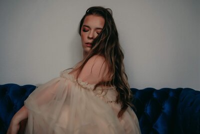 Portrait of Laura, boudoir photographer in Kansas City