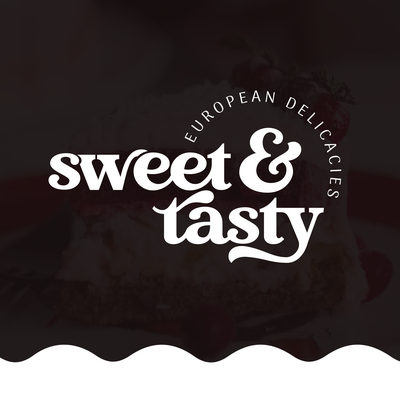 Modern fun branding for a European delicacies business
