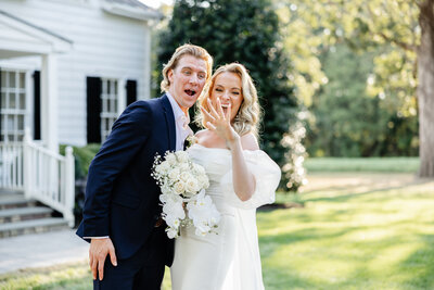 Wedding photo from Big Spring Farm in Lexington, VA