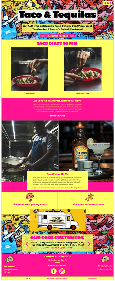 Portfolio Page-Crunch-IT-Creative-Mockup-Restaurant-Simple-Website-Design