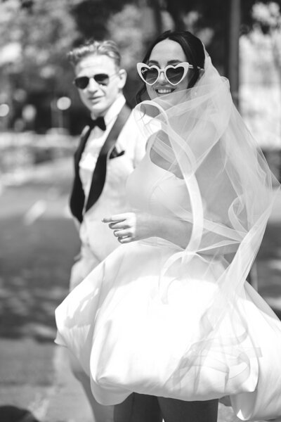 Candid bridal party image