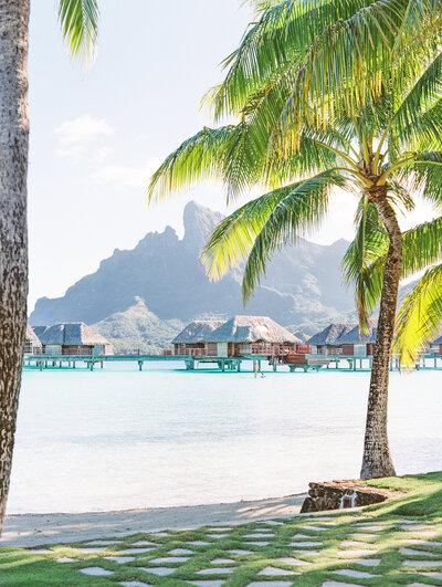 Bora Bora four seasons landscape view