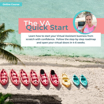 Learn how to turn the skills you already have into a freedom-based Virtual Assistant business.  Follow the steps and open your virtual doors in 6 weeks or less.