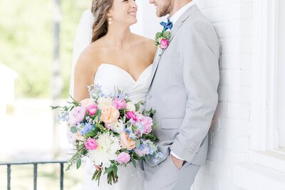 Bride and Groom Portrait | Columbus, GA Wedding Photographer Amanda Horne
