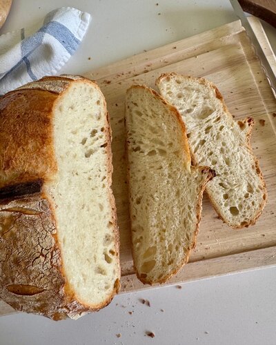 Homemade sourdough made by Victoria Barclay