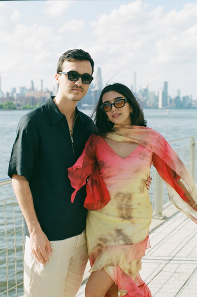 Couple holding
