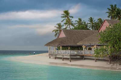 beautiful beachfront hut in Bali