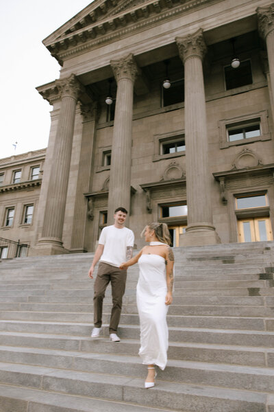 boise foothills engagement session