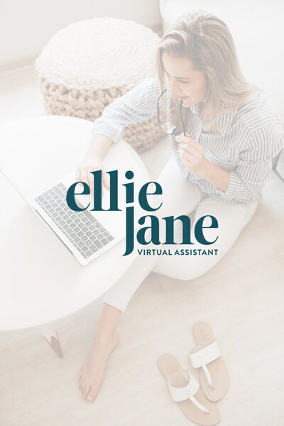 main logo design for ellie jane brand kit