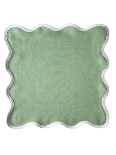green napkin placemat