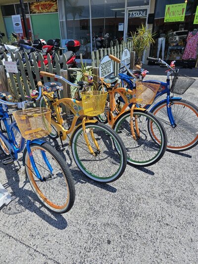 Bike rental johns pass Levique margaritaville bike