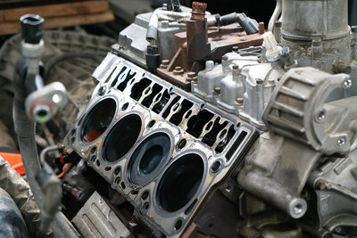 Duramax engine torn down
