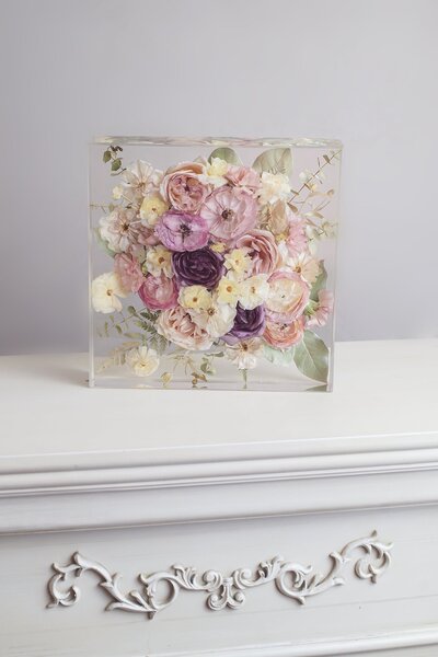 Resin Flower Preservation for Wedding Bouquets