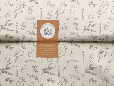 Orange candle from Purple Hayes Brand project