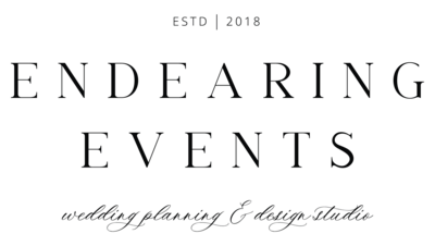 Endearing Events wedding planning and design studio logo