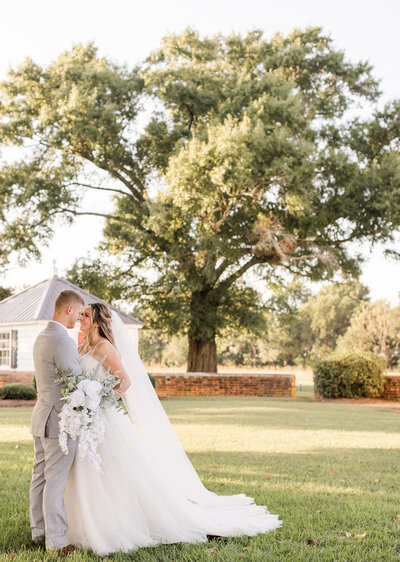 Wedding in Mathews, VA Bride and Groom Portraits Wedding