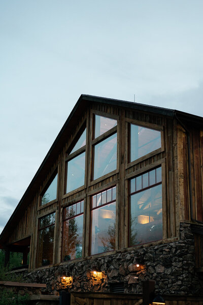 Devil's Thumb Ranch reception space High Lonesome barn 