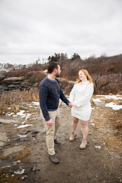 Best Engagement in Two Lights Cape Elizabeth Maine