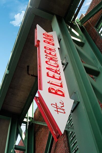 Modern and retro font design on a design for an urban business