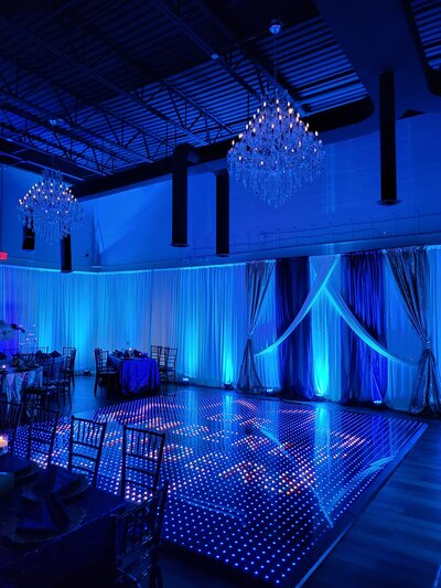 Create Your Own Event Full Room Drapery Rental in Metroit Detroit Event Space