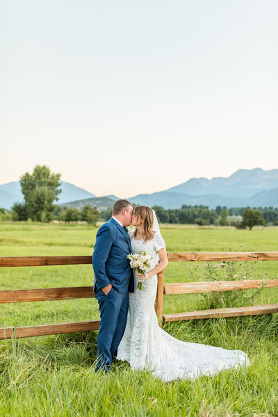 husband and wife near a bridge