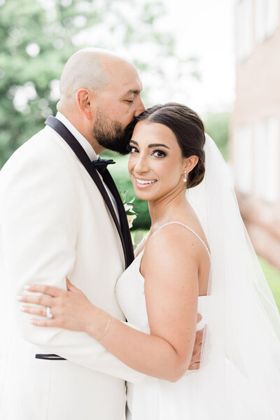 bride smiling
