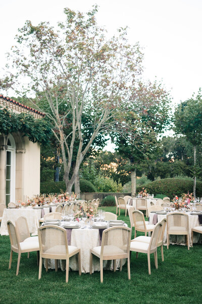 Tablescape at Stone Pine Estate - Bay Area Wedding Photographer