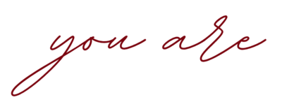 Cursive text saying You Are for Elyana Studio Showit Website branding