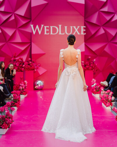 Kleinfeld NY at WedLuxe Show 2023 Runway pics by @Purpletreephotography 12