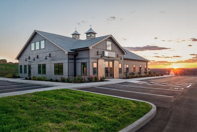 Healthcare new build office design done by Progress Studio, an Indiana dental office design company 