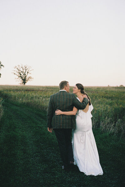 film photography for wedding day portraits