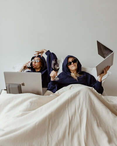 Good Co founders Lucy and Elle branding and web design studio in Sioux Falls