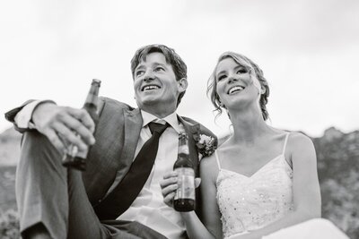 Adventure elopement wedding photographer Julie Haider enjoys Horseshoe Bend