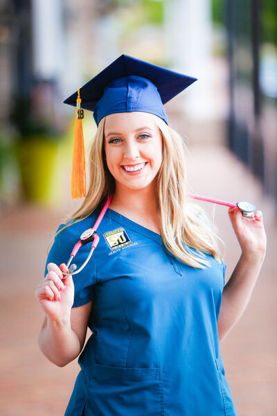 Nurse graduation portraits