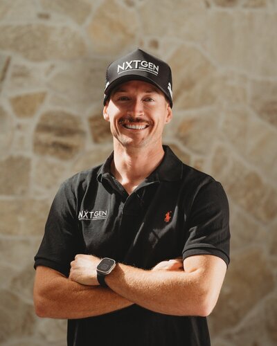 Trent Allen, Director of NXTgen Construction, leading with expertise in luxury home construction and high-end craftsmanship.