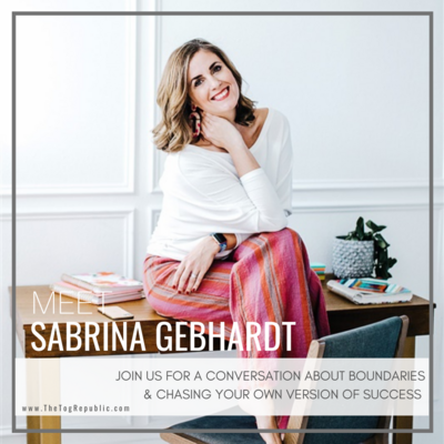 Tog Republic podcast episode with Sabrina gebhardt