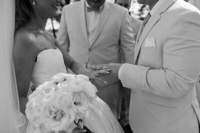 Black and white wedding photography - documentary cincinnati based wedding photographer