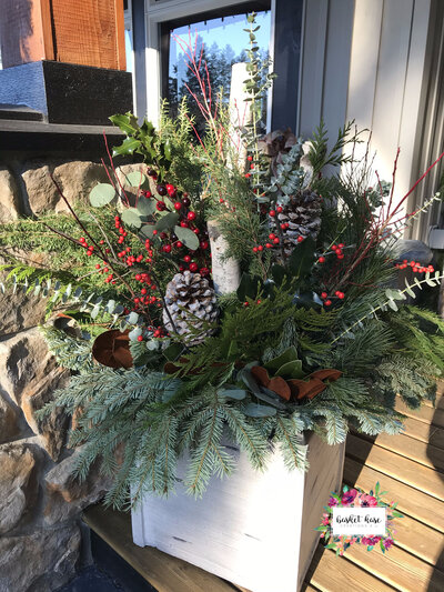 BKC4U MIXED EVERGREEN CONTAINER SMALL SIZE