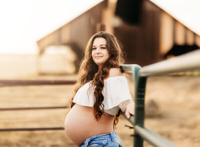folsom maternity session