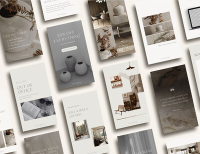 Instagram templates voor interieur ontwerpers
