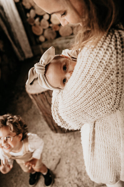 newbornshoot met broer of zus