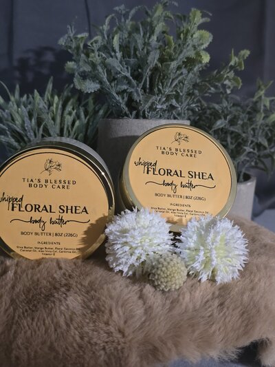 Whipped Peppermint Rose body scrub | Tia's Blessed Body