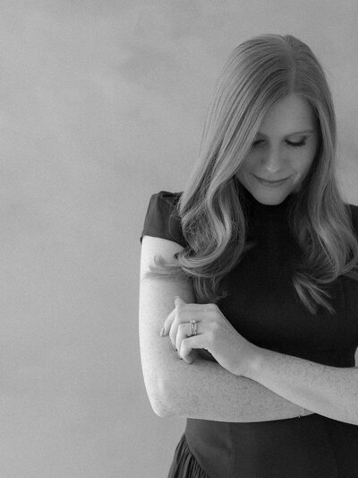 Black and white portrait of couple by Charleston Photographers Sarah Nann