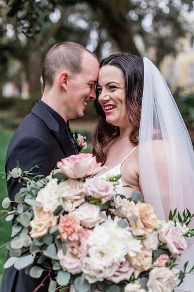 Krystal + Gary -  Elopement in Forsyth Park - The Savannah Elopement Package, Flowers by Ivory and Beau