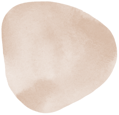 beige watercolor blob
