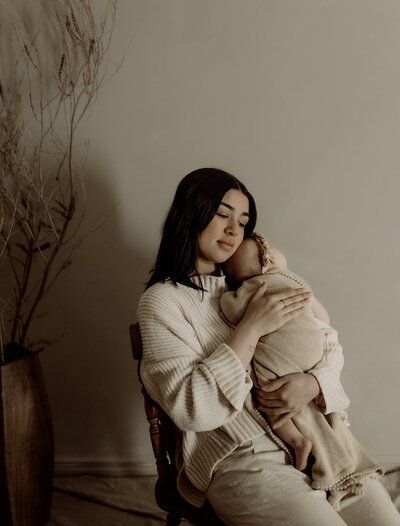 Studio newborn session in Jarrahdale 