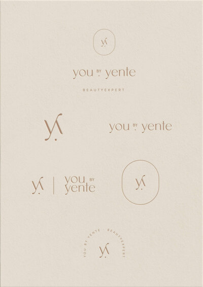 Logo ontwerp MUA You by Yente
