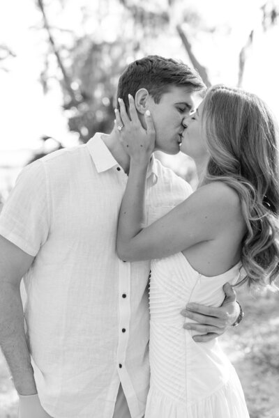 bride and groom sharing their first dance at the greenville country club