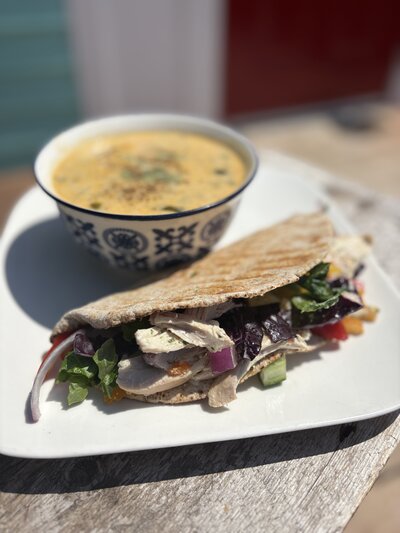 Soup of the Day | Healthy Cafe Food | Weekly Feature | Homemade Cinnamon Buns | Cinnamon Soul Cafe