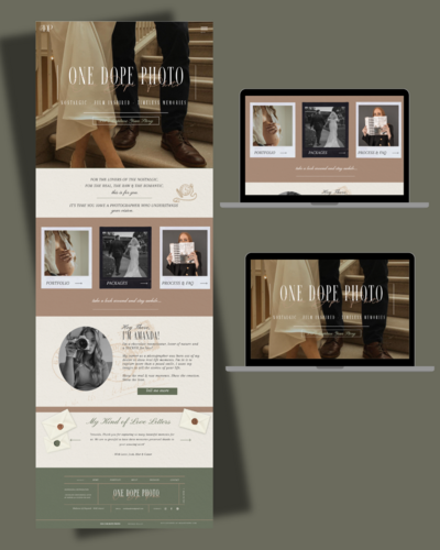 Website Custom design, website re-vamp